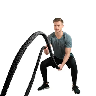 Въже за фитнес упражнения inSPORTline WaveRope 5cm x 15m