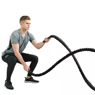 Въже за фитнес упражнения inSPORTline WaveRope 5cm x 15m