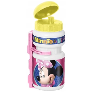 Plastic Cycling Bottle w/ Holder Minnie Mouse 0.375 L