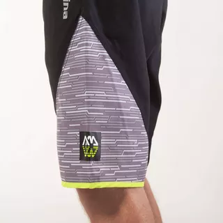 Men’s Board Shorts Aqua Marina Division - Black-Grey, L