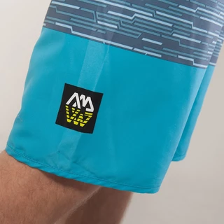 Men’s Board Shorts Aqua Marina Division - Black-Grey, XL