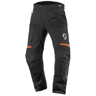 Motorcycle Pants SCOTT Dualraid DP - Grey/Olive-Green - Black-Orange