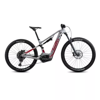 Celoodpružené elektrokolo Ghost E-ASX 130 Universal B750 29"/27.5" - Light Grey/Red