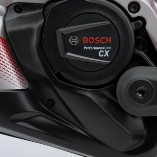 Celoodpružený elektrobicykel Ghost E-ASX 130 Universal B750 29"/27.5" - Light Grey/Red