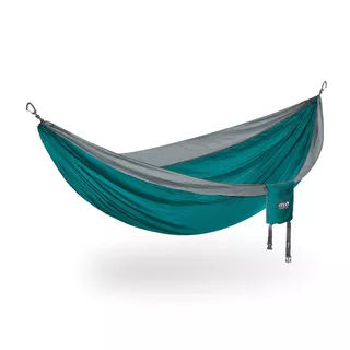 Hammock ENO DoubleNest S23 - Red/Charcoal - Seafoam/Grey