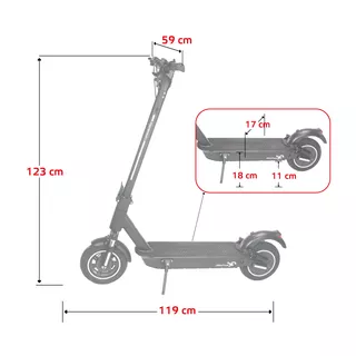 Elektrická kolobežka W-TEC Lambreto Max II 700W 10"