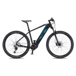 Horský elektrobicykel 4EVER Esword Team 29" - model 2021 - čierna/metal strieborná - šedá/metal modrá