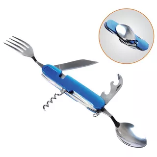 Multifunkciós összecsukható evőeszköz AceCamp Cutlery Set