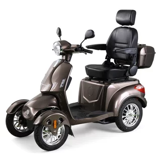 Elektrický čtyřkolový vozík inSPORTline Antun - hnědá