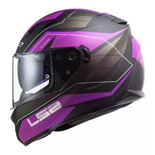 Motorradhelm LS2 FF320 Stream Evo Mercury Matt Titanium Purple - Mercury Matt Titanium Purple