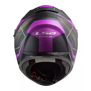 Moto přilba LS2 FF320 Stream Evo Mercury Matt Titanium Purple