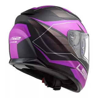 Motorradhelm LS2 FF320 Stream Evo Mercury Matt Titanium Purple