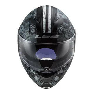 Motorradhelm LS2 FF320 Stream Evo Throne Black Titanium