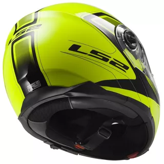 Motorradklapphelm LS2 Strobe - mattschwarz