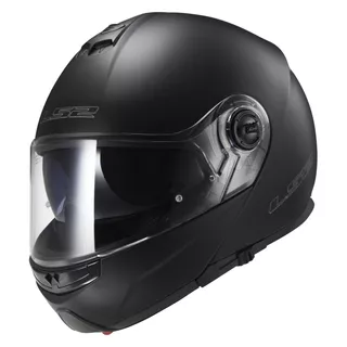 Motorradklapphelm LS2 Strobe - mattschwarz