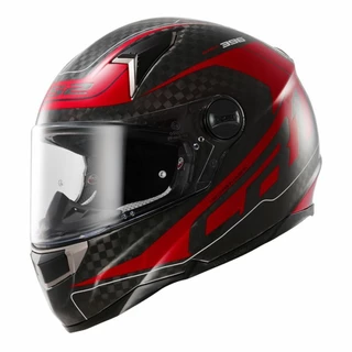 Moto Helmet LS2 CR1 Trix - Diablo Red Big Carbon - Diablo Red Big Carbon
