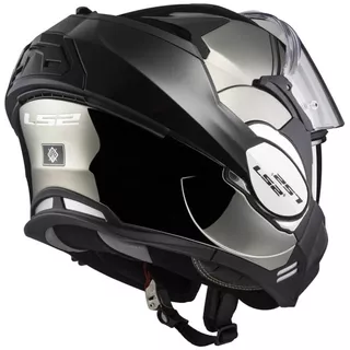 LS2 FF399 Valiant Chrome Motorradklapphelm