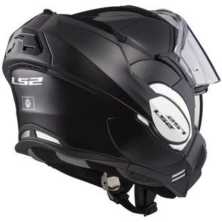 Flip-Up Motorcycle Helmet LS2 FF399 Valiant - Matt Black
