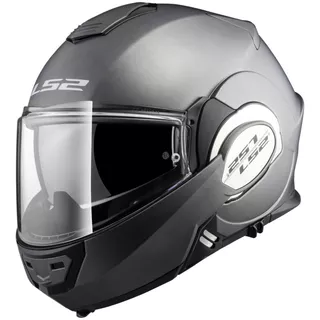 LS2 FF399 Valiant Motorradklapphelm - Titanium