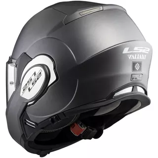 Flip-Up Motorcycle Helmet LS2 FF399 Valiant - Titanium