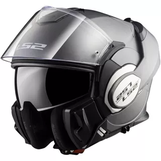 LS2 FF399 Valiant Motorradklapphelm - Matt Schwarz