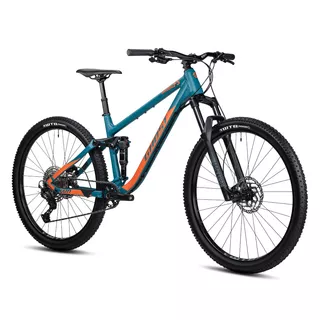 Celoodpružený bicykel Ghost Kato FS Universal 27.5 - model 2024 - Blue Grey/Orange Matt