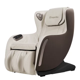 Fotel do masażu relaksu masujący inSPORTline Fidardo - Brązowy - Beżowo-brązowy