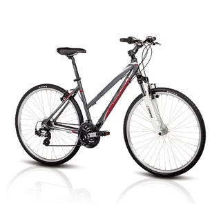 Dámsky crossový bicykel 4EVER Flame 2014 - šedo-červená