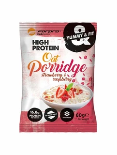 FORPRO HIGH PROTEIN OAT PORRIDGE WITH STRAWBERRY AND RASPBERRY - 60G
