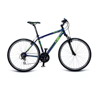 Pánské crossové kolo 4EVER Gallant 28" - model 2018 - 2.jakost - modro-zelená