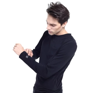 Heated Long-Sleeve T-Shirt Glovii GJ1 - Black, M