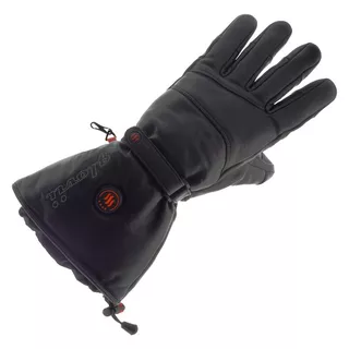 Kožené vyhřívané lyžařské a moto rukavice Glovii GS5 2x2100 mAh - černá