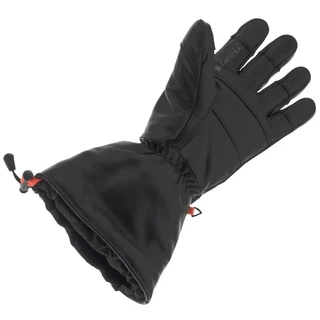 Heated Leather Ski and Moto Gloves Glovii GS5 - Black, XL