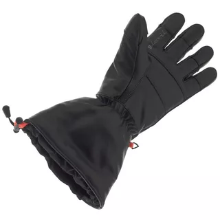 Glovii GS5 Beheizte Skihandschuhe aus Leder - schwarz