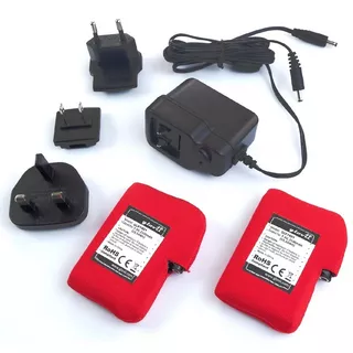Kožené vyhřívané lyžařské a moto rukavice Glovii GS5 2x2100 mAh - černá