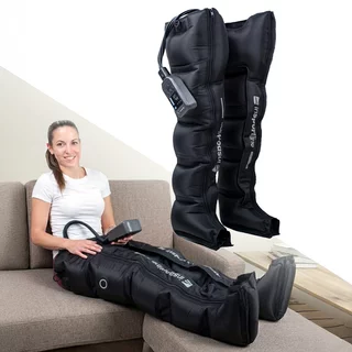 Kompresní masážní nohavice inSPORTline Compflex 50-160 mmHg, 5 komor, 2500 mAh