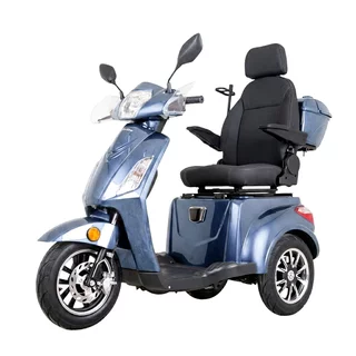 Elektrický tříkolový vozík inSPORTline Zorica Deluxe s elektromagnetickou brzdou - modrá