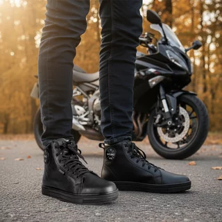 Moto boty W-TEC Ravito - černá