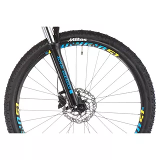 Horský bicykel Ghost Kato Base 26" - Black / Blue / Yellow