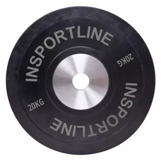 Sada gumových kotúčov inSPORTline Bumper Plate 2x 5-25 kg