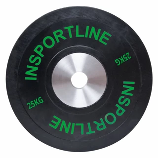 Комплект олимпийски дискове inSPORTline Bumper Plate 2x 5-25 kg