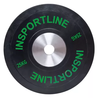 Sada gumových kotoučů inSPORTline Bumper Plate 2x 5-25 kg