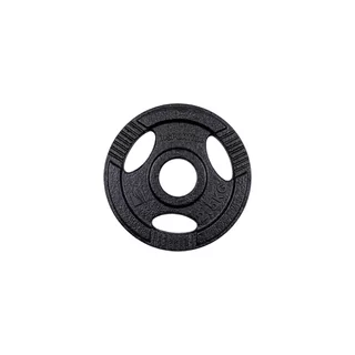 Litinový olympijský kotouč inSPORTline Hamerton Black 2,5 kg 50 mm