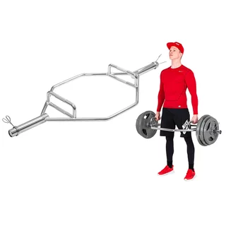 Hex olympijská hřídel inSPORTline Hexlif 140cm/50mm 21,8kg, do 200kg, s objímkami