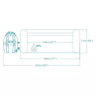 Vírivka Bestway Lay-Z Spa Honolulu 196 x 71 cm