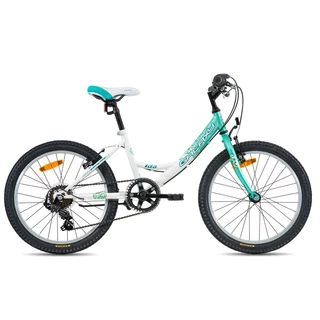 Kid's girls bike Galaxy Ida 20" - model 2015 - White-Green - White-Green