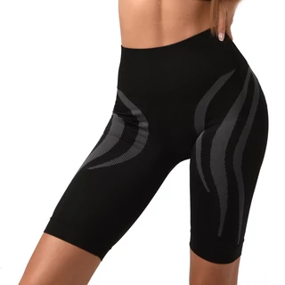 Boco Wear Black Warrior Short Damen Sport Shorts - schwarz - schwarz