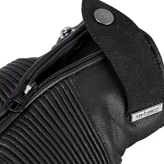 Leather Motorcycle Gloves W-TEC Mareff - Black