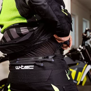 Motorcycle Pants W-TEC Aircross - Black-Gold