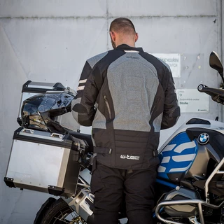 Men's Moto Jacket W-TEC Briesau - Blue-Black